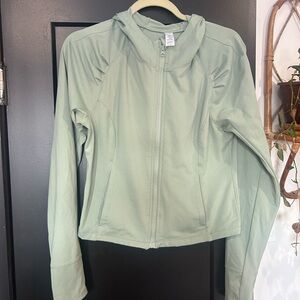 Women's Green Hooded Jacket